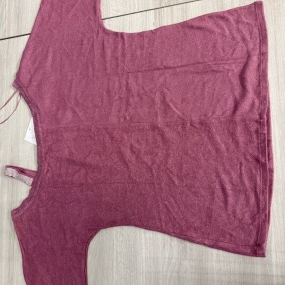 NWT Pink warm Off the Shoulder Sweater Sz M - By Design - Picture 5 of 5